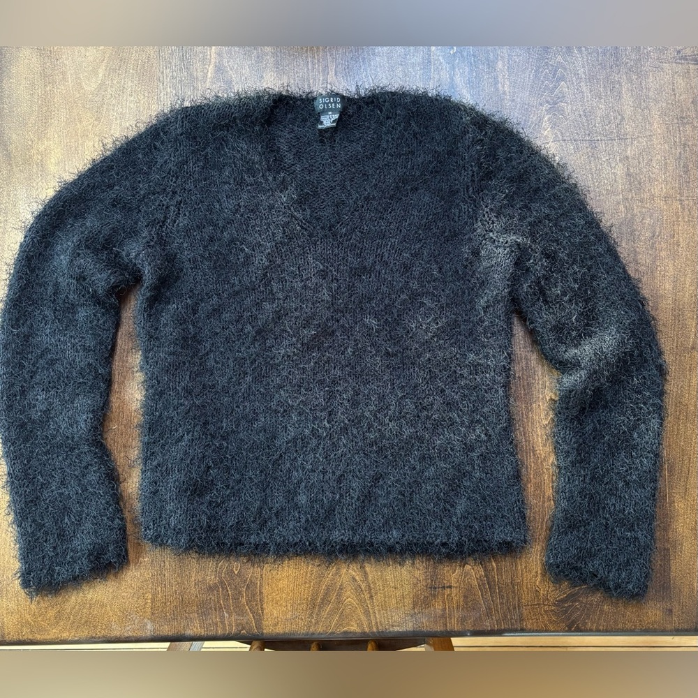 Vintage Sigrid Olsen Black Sweater